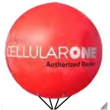 7' PVC Sphere Helium Balloon (NO ART) See options for graphics