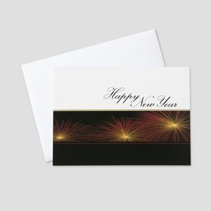 New Year Fireworks New Year Greeting Card