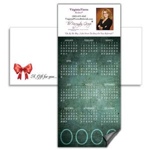 Magnetic Calendar with Envelope - Sage