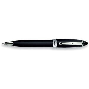 Aurora Ipsilon Satin Black Ballpoint Pen