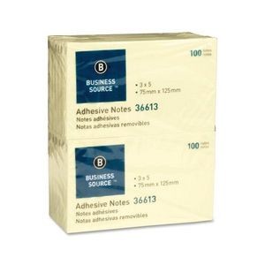 Stick On Notes - 12 Count, 100 Sheets per Pad, Yellow (Case of 12)
