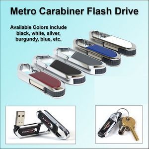 Metro Carabiner Flash Drive - 32 GB Memory