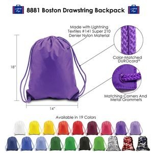 Boston Drawstring Backpack