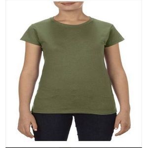 Ladies Fit T-Shirt - Militiary Green - Large (Case of 12)