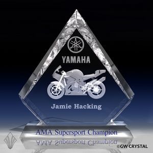 Traditional Series Crystal Award (13" x 12 ¼" x 4 ¾")