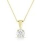 Jilco Inc.0.10 Carat Yellow Gold Diamond Necklace