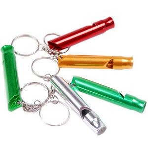Aluminum Whistle;Rescue Key Chain Whistle