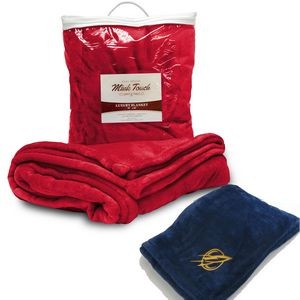 Soft Mink Touch Premium Blanket w/ Custom Imprint, 50" X 60"