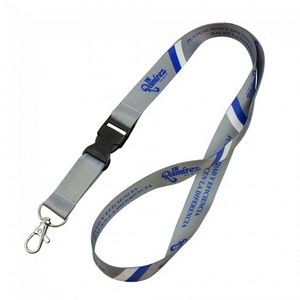 1/2" Buckle Release Full Color Lanyard