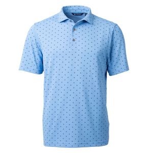 Cutter & Buck Virtue Eco Pique Tile Print Recycled Mens Polo