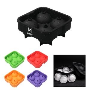4 Ice Ball Maker Silicone Mold