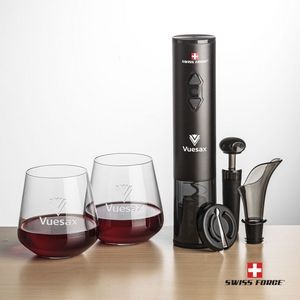Swiss Force® Opener & 2 Cannes Stemless Wine
