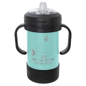 10 Oz. Teal Vacuum Insulated Sippy Tumbler
