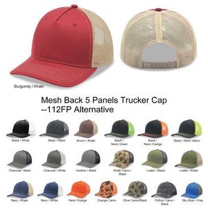 5 Panel Mesh Back Trucker Cap