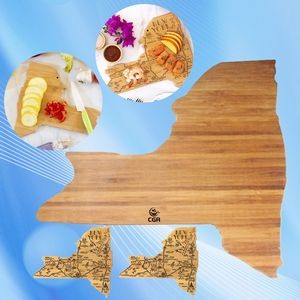 Cutting Board Wooden Silhouette of New York