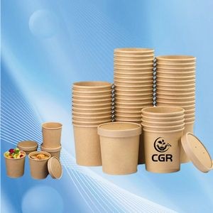Biodegradable 12oz Kraft Food Cup for Takeaway