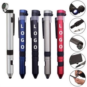 7 in 1 Multi-Tool Stylus Pen With LED Light