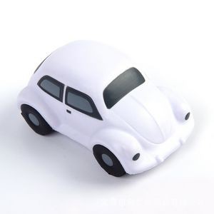 PU Foam White Beetle Car Shaped Stress Reliever