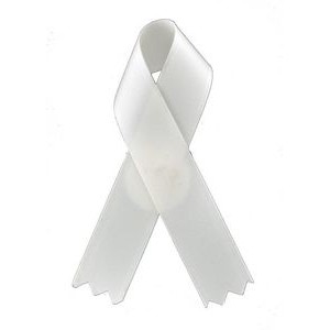 Blank Right To Life Awareness Ribbon Pin (3 1/2")
