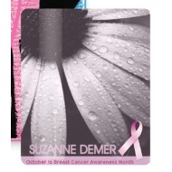 Breast Cancer Awareness 2.5"x3.5" Laminated Card Stock Lanyard Card