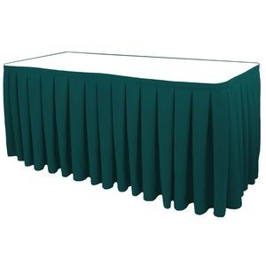 17' Non-Printed Box Pleat Table Skirt