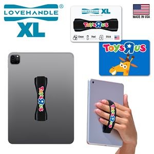 LoveHandle by SlingGrip XL Tablet Grip w/ Custom Mounting Cards