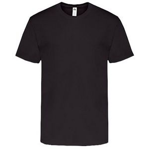 Men's Short Sleeve T-Shirt - Black, Small (Case of 12)