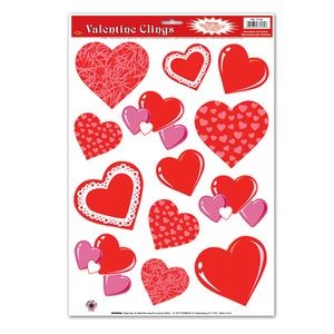 Valentine Heart Clings