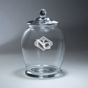 Clear Glass BonBon Bowl w/Lid
