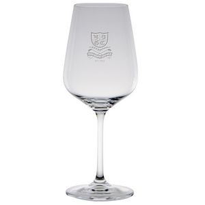 17 oz. Titanium White Wine Glass - Etched