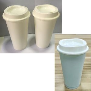16oz Reusable Plastic Coffee Cups
