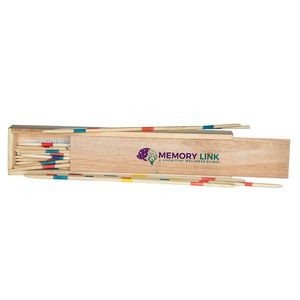 Pickup Sticks in Wooden Box