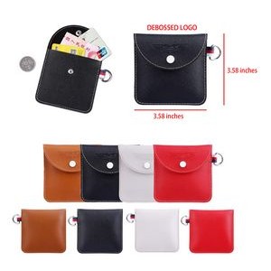 Earbuds Cord Organizer Card Holder Coin Pouch