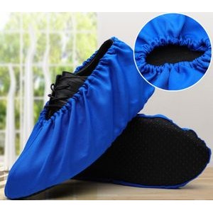 Cotton fabric Anti-slip Reusable Boot Shoe Cover For Convenience for Indoor, Contractors and Carpet