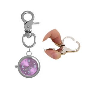 Stainless Steel Keychain Pocket Nurse Watch