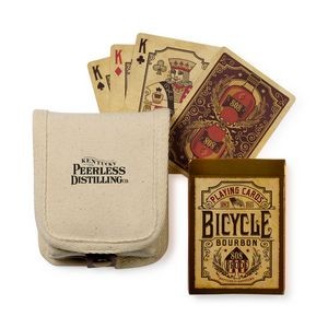 Bicycle® Bourbon Connoisseur Playing Cards Gift Set - Natural