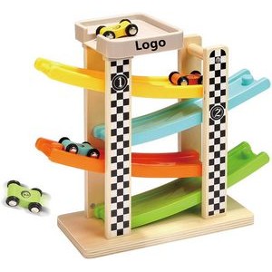 Toddler Wooden Race Track Car Ramp Toys