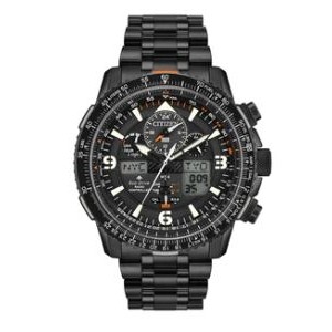 Citizen® Men's Promaster Skyhawk A-T Eco-Drive® Black Stainless Steel Watch