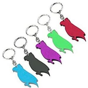 Stand Parrot Bottle Opener Keychain