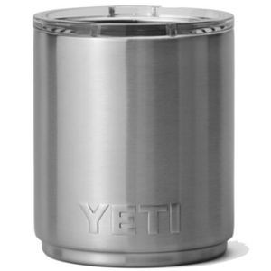 YETI® Rambler® 10 Oz. Stainless Steel Silver Lowball Tumbler