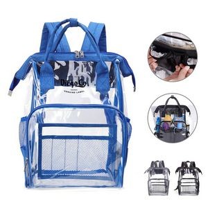 Pvc Transparent Mommy Backpack