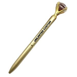 Sleek and Slim Diamond Metal Pen