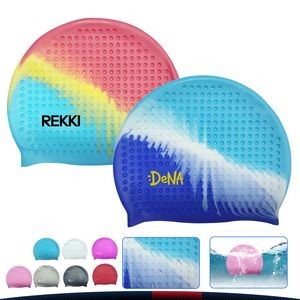 Multi-color Silicone Swimming Cap