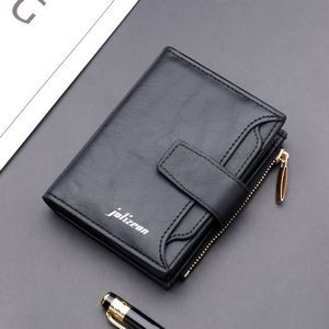 Multi-card Zipper Leather Wallet