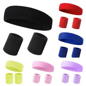 Athletic Sports Headbands/Wristband Set