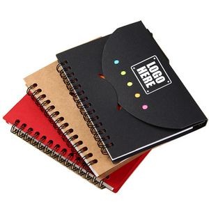 Spiral Eco Kraft Cover Notebook W/ Pen