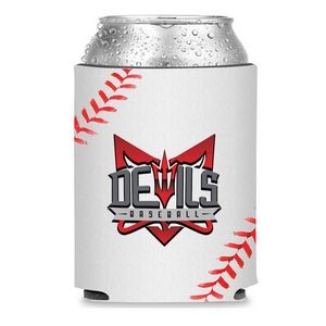 Collapsible Premium Foam Baseball Can Cooler - Full Color Sublimation