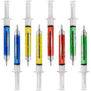 Retractable Syringe Ballpoint Pen