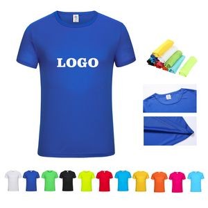 Summer Sports Quick-Drying Round Neck T-Shirt