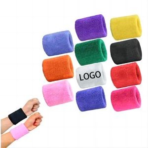 Sport Breathable Sweat-Absorbent Cotton Wristbands
